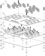 Aurora 224 Exploded Mechanical Drawing