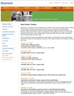 Genentech stock timeline