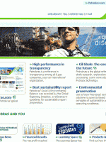 Petrobras Website Homepage