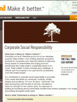 Timberland Online Sustainability Report