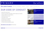 Primark Ethics Site