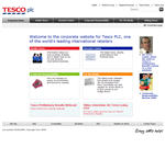 Tesco home page