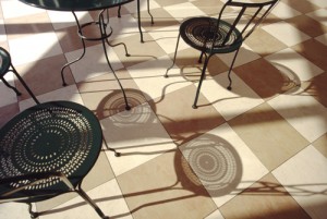 chairs' shadows