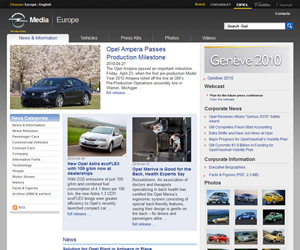 GM Europe (Opel) social media newsroom