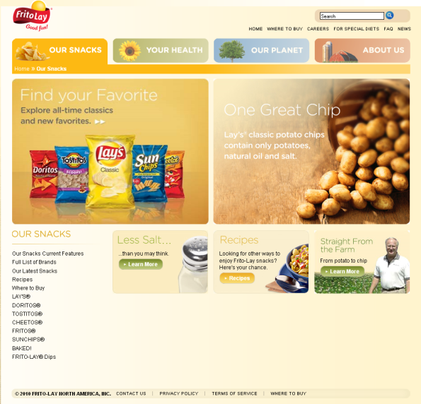 frito-lay-website-our-snacks-page