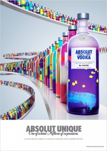 Personalized Branding for Absolut Vodka Means 4 Million Custom Bottle Designs