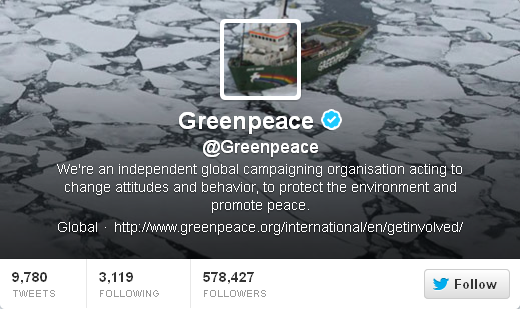 twitter greenpeace