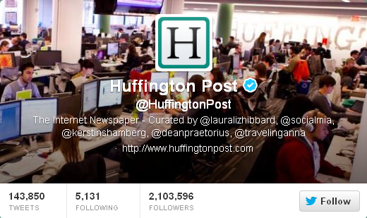 twitter huffington post