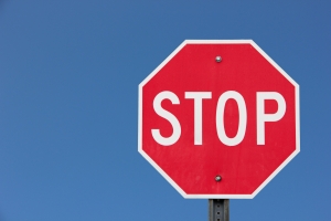 stop sign